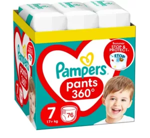 scutece pampers copii nr7 76buc
