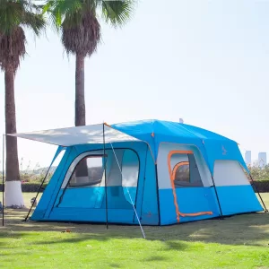 Cort camping 8 persoane 430 x 305 cm 3 Camere