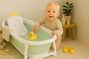 Cada baie pliabila cu termometru 