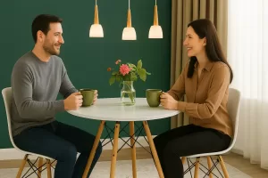 Masa bucatarie 80cm alba living teox