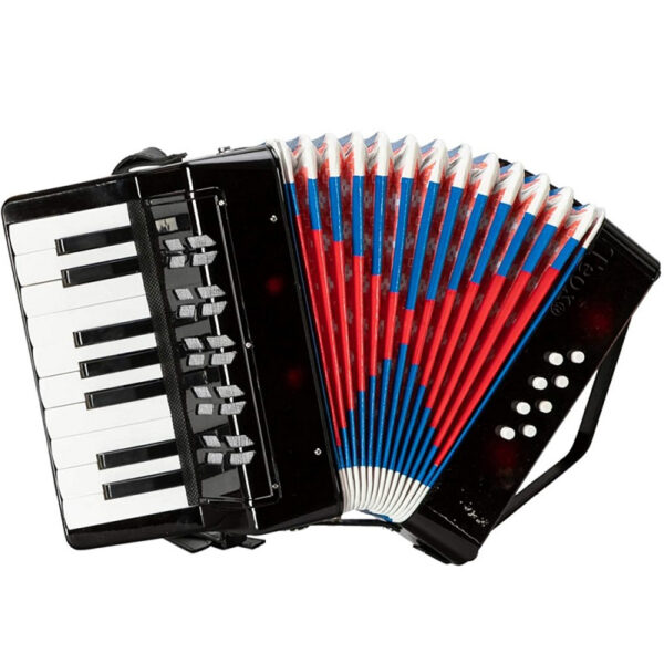 Acordeon-muzical-copii-Teox-negru-instrumente-muzicale