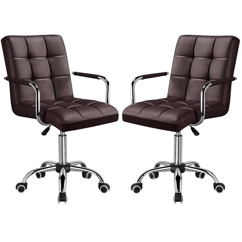 Set-2-scaune-birou-piele-ecologica-inaltime-reglabila-roti-pivotante-Teox