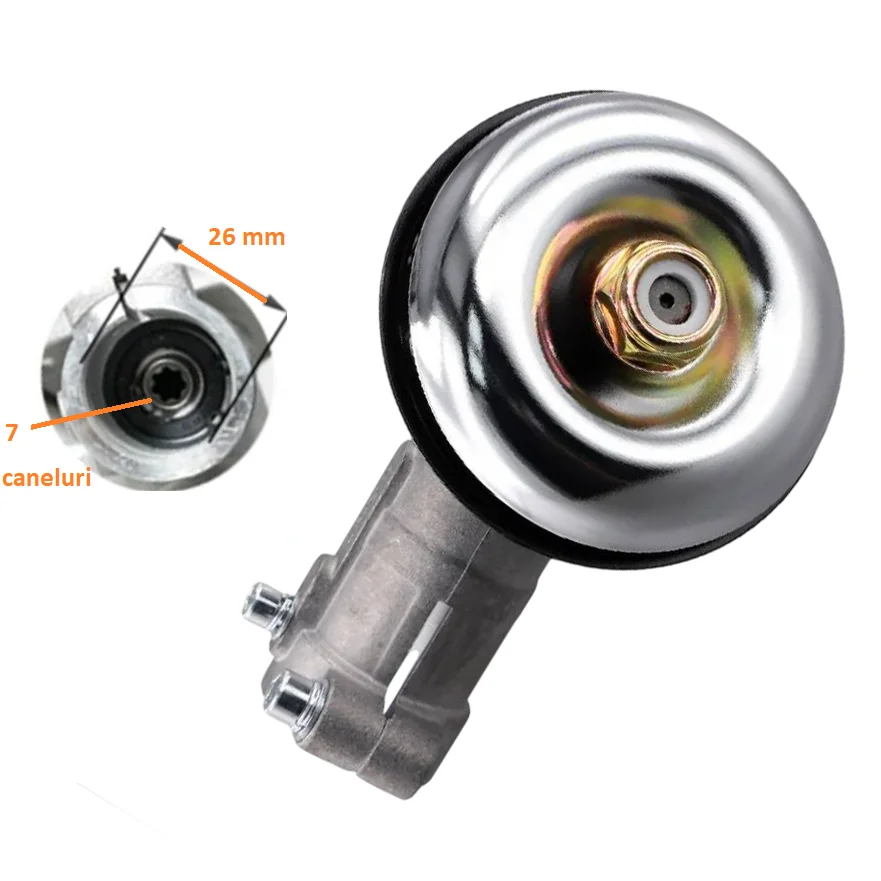 Angrenaj Motocoasa 26 mm cu 7 Caneluri Cap Reductor Angrenaj Motocoasa 26 mm cu 7 Caneluri Cap Reductor