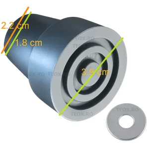 Amortizor Cauciuc Baston 1.8 cm