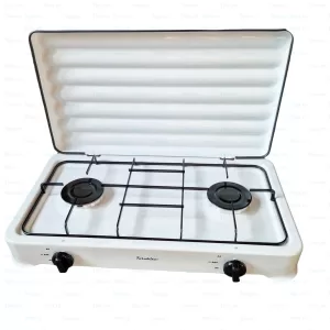 Aragaz 2 Ochiuri Alb, 3 kW, pentru butelie, Gpl, Gaz