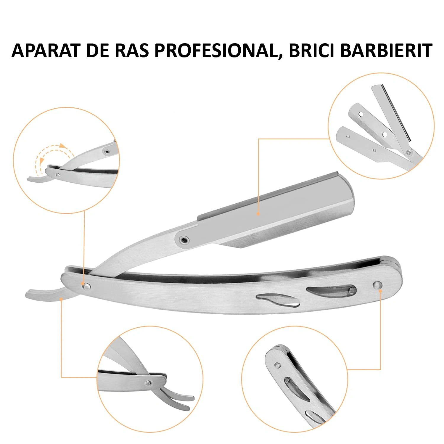 Brici-de-ras-DH26-5.webp Brici barbierit cu 5 lame, profesional, lama interschimbabila