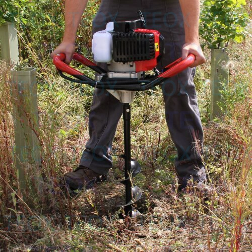 Burghiu pamant 120x800 mm manual motoforeza, motoburghiu