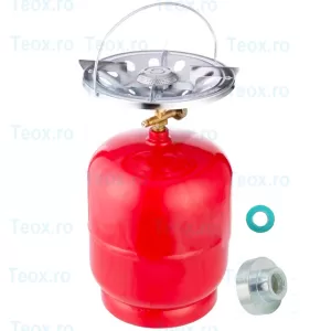Butelie Voiaj 5L Gpl Camping, Arzator cu Reductie incarcare