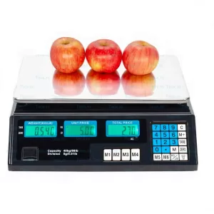 Cantar electronic de 40kg maxim cu afisaj dublu