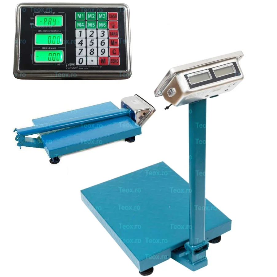 Cantar Platforma 350 Kg Afisaj Dublu