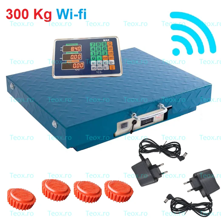 Cantar Platforma Electronic 300 KG WI-FI (Fara Fir) Calculator,pret
