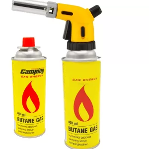 Cap arzător cu rezervă gaz 227 g Portabil Sistem Siguranță Profesional