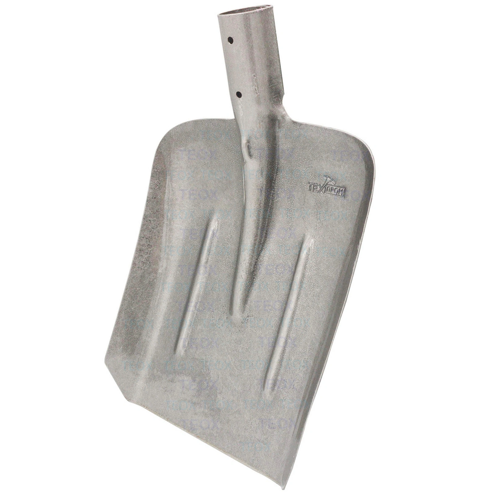 Cap de lopata patrat din metal, gri, 750gr