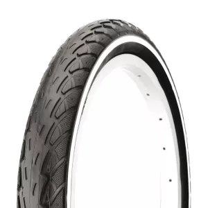 Cauciuc Bicicleta 18 x 1.75 (47-355mm) cu dunga alba Anvelopa Cauciuc