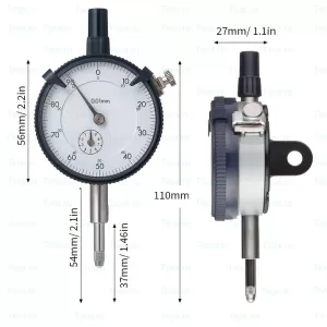 Ceas Comparator 0.01 mm Precizie Masurare Totokita