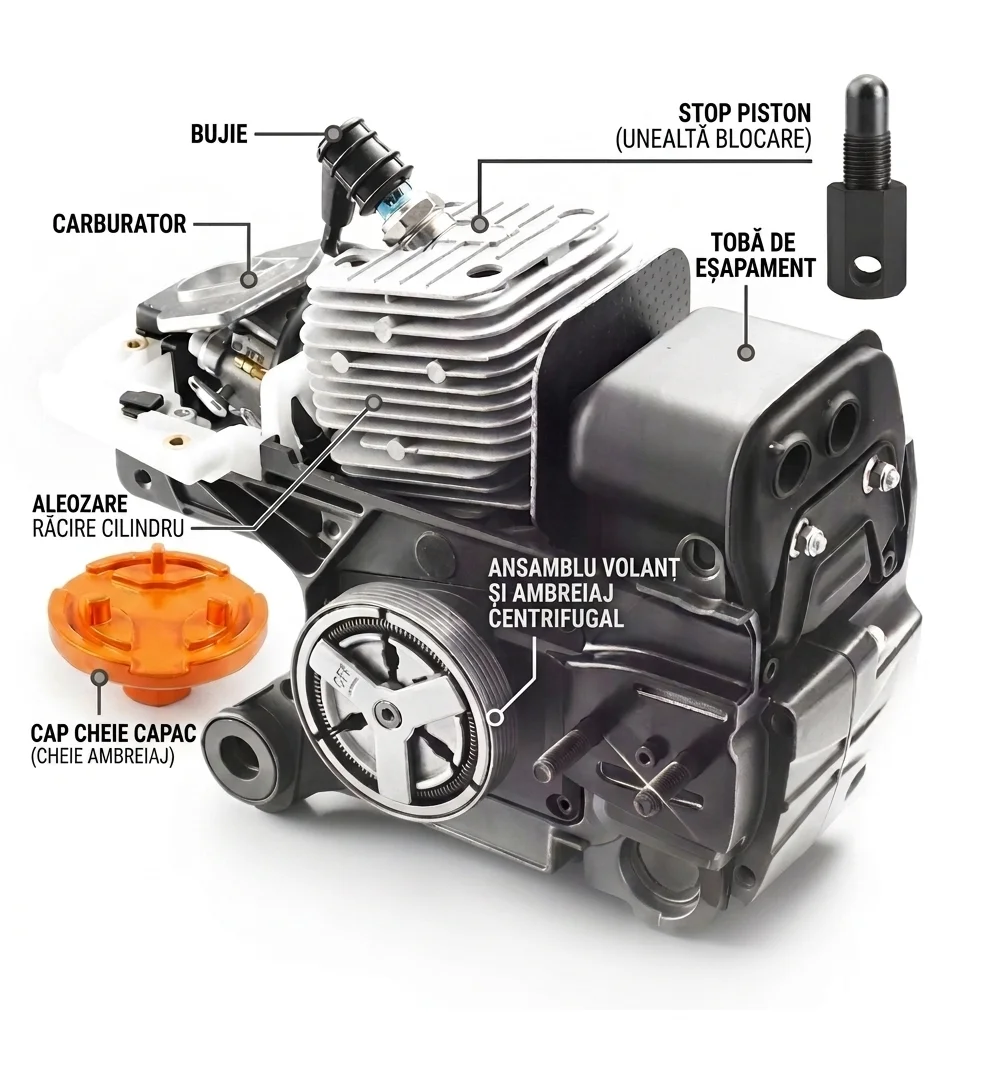 Cheie ambreiaj drujba si blocare piston kit demontare teox totokita premium (6) Cheie ambreiaj drujba si blocare