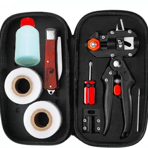 Cleste Altoit 3Lame Rezerva U-V-Ώ +Cutit Despicat Mastic Cicatrizant 2 Benzi Altoire Totokita®