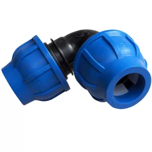 Cot compresiune PEHD 25 mm, 90 grade