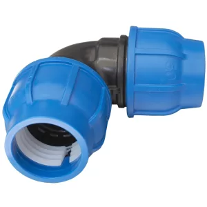 Cot compresiune PEHD 50 mm, 90 grade