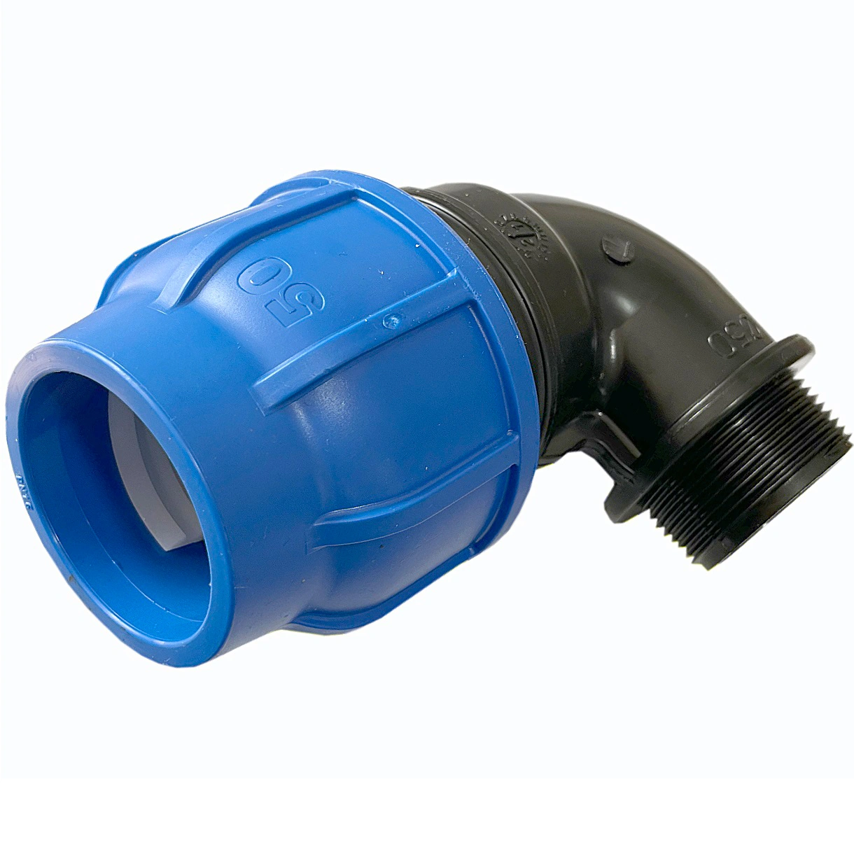 Cot compresiune PEHD filet exterior 50mm
