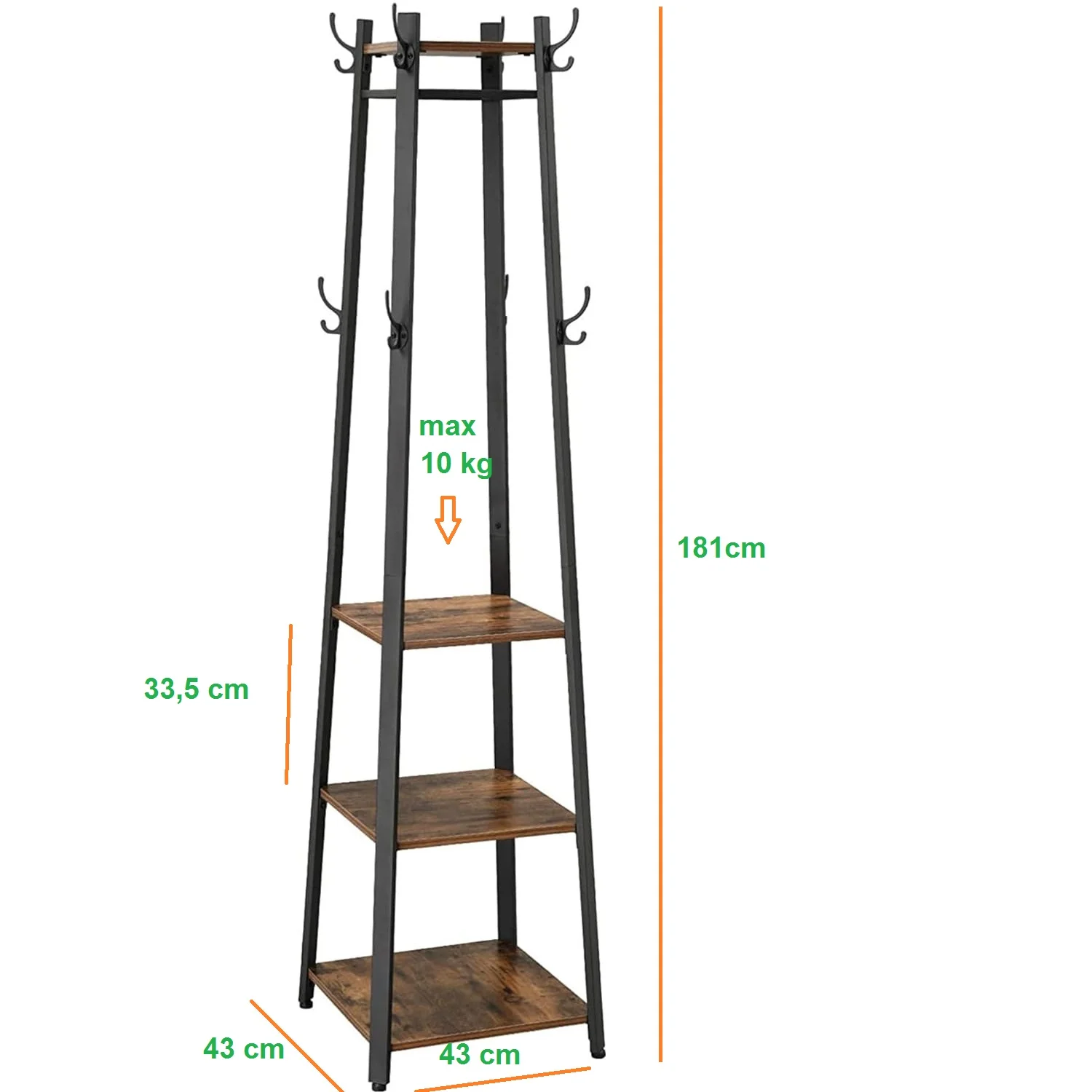 Cuier-haine-hol-living-sufragerie-raft-carti-suport-flori-2-in-1-3.webp Cuier hol haine pentru hol living sau sufragerie