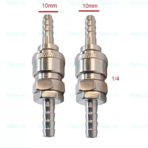 Cupla Rapida Compresor 1/4 10mm Set 4 bucăți