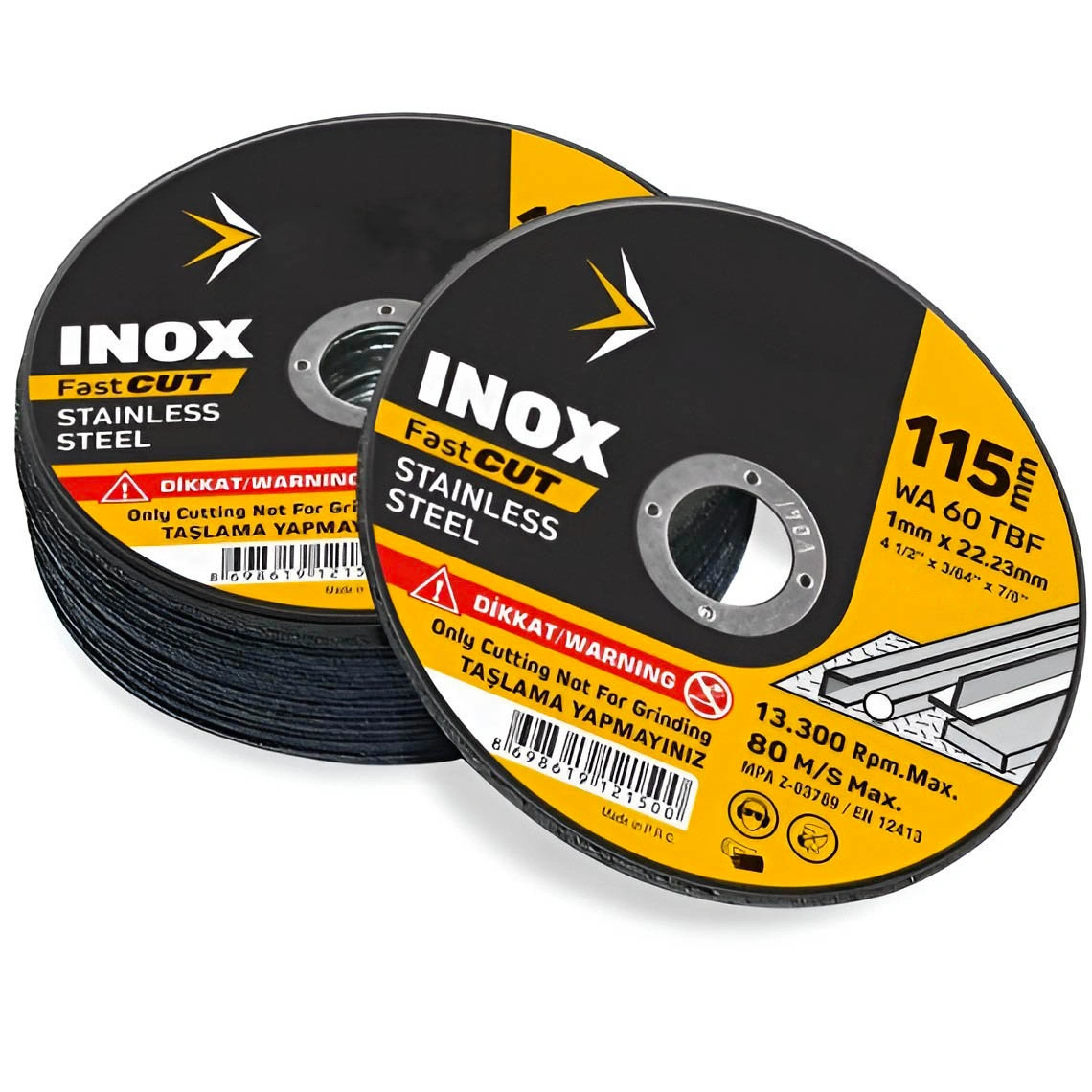 Discuri Debitare Inox si Metal 115 x 1 mm