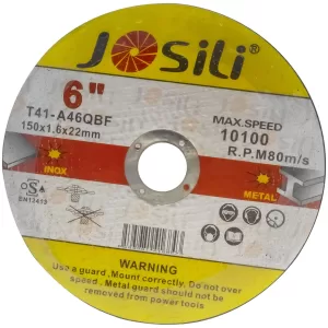 Disc Debitare Inox si Metal 150 × 1.6 mm 10100 rpm