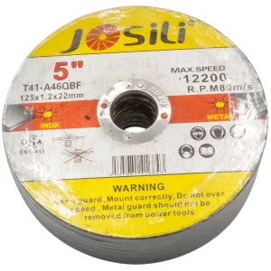 Discuri Debitare Metal si Inox 125 x 1.2 mm set 50 buc 12200 rpm