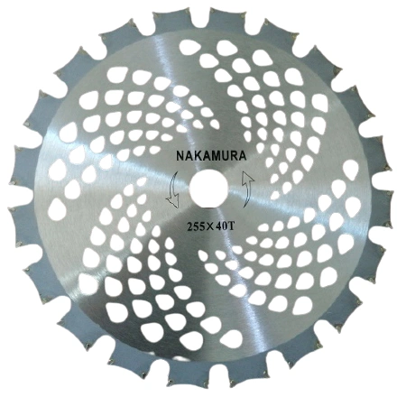 Disc Motocoasa Vidia, 250 x 25.4 x 40T, Dinti Dublu Sens, Colt mic
