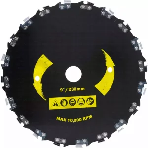 Disc Motocoasa cu Dinti Lant Drujba, 230mm x 25.4mm, 20 dinti