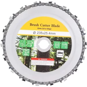 Disc Motocoasa cu Dinti tip Lant de Drujba 235 mm x 25.4 mm universal