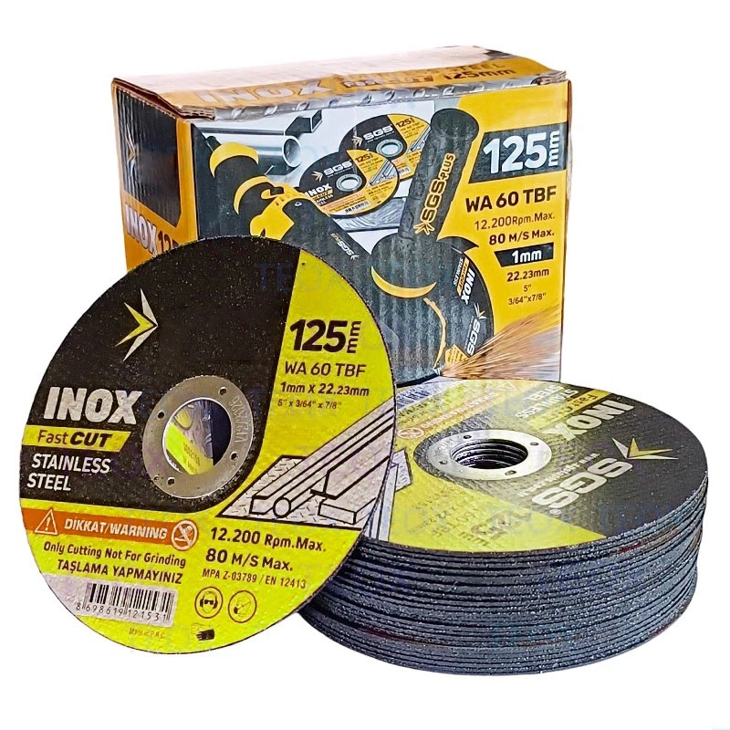 Discuri-abrazive-debitare-profesionale-inox-WA-60-TBF-set-50-buc-1-0.webp Set 50 Bucati Discuri Debitare Metal 125 mm si Inox