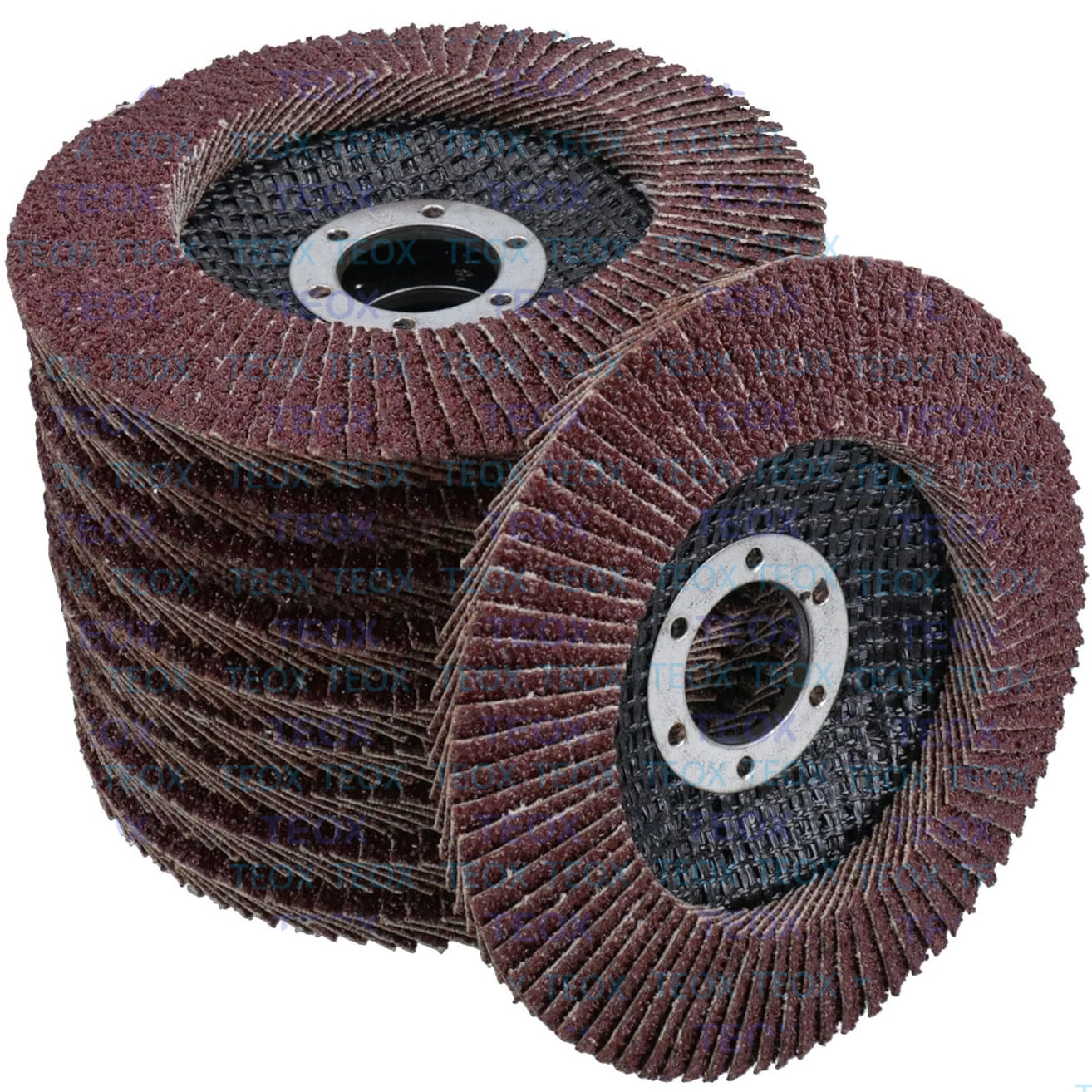 Discuri Slefuit Abrazive granulatie 100, lamelare, 125 mm, set 10 buc