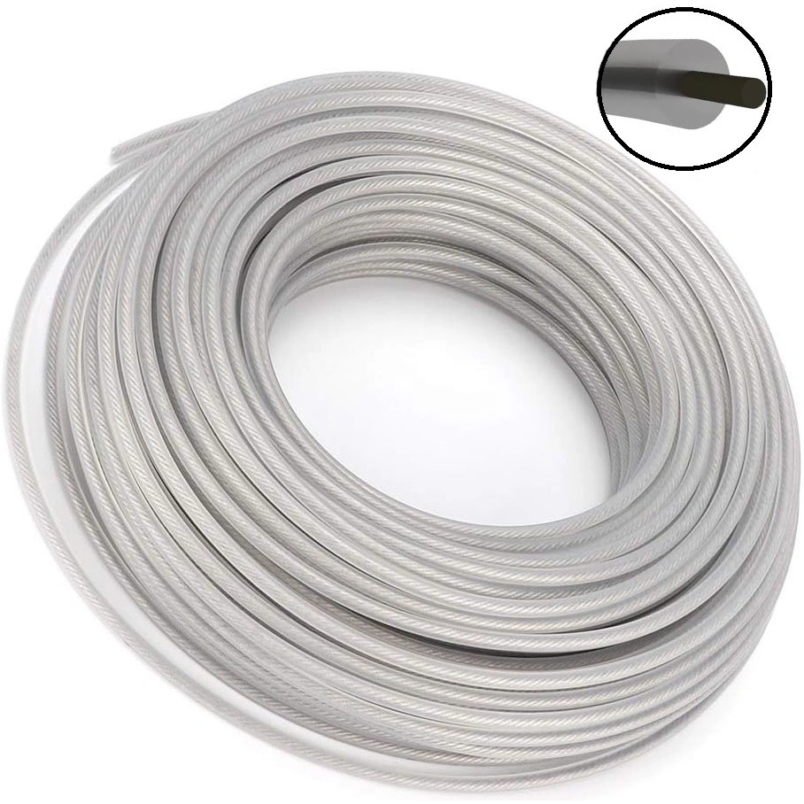 Fir Motocoasa Insertie Metalica 2.4mm x 45m Trimmer