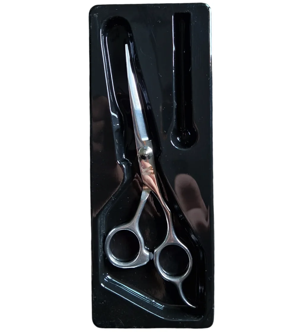 Foarfecă tuns Profesională din Oțel Inoxidabil 17 cm Instrument Texturare și Blenduire (2) Foarfecă de Tuns Profesională