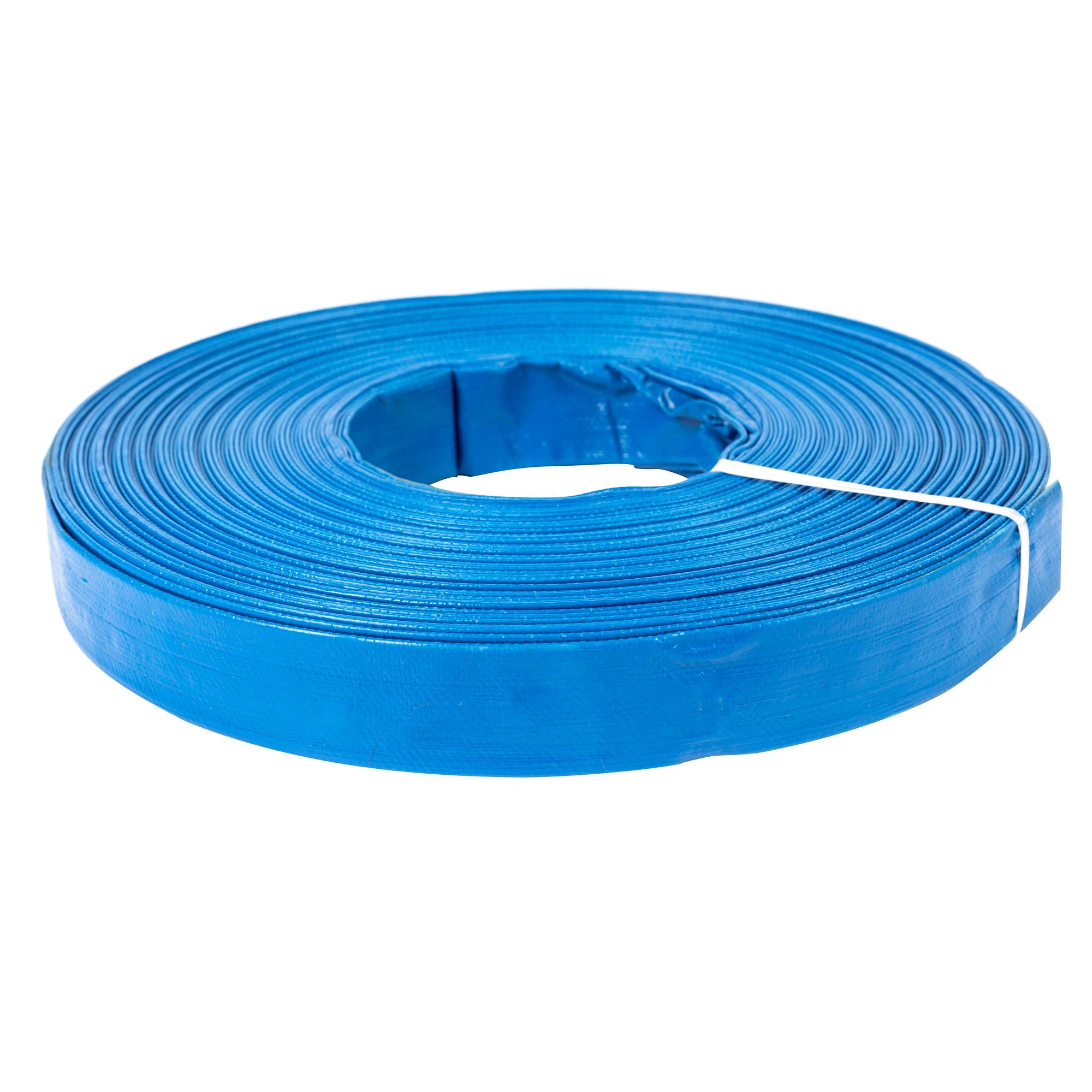 Furtun Pompieri 1 tol Apa Refulare Flat PVC 50 m, Albastru