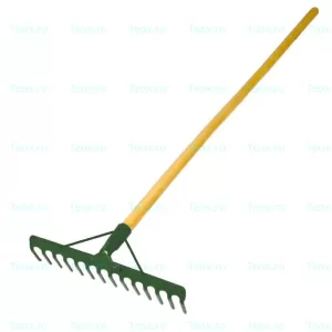 Grebla Metalica cu Intaritura +Coada Lemn Totokita® 