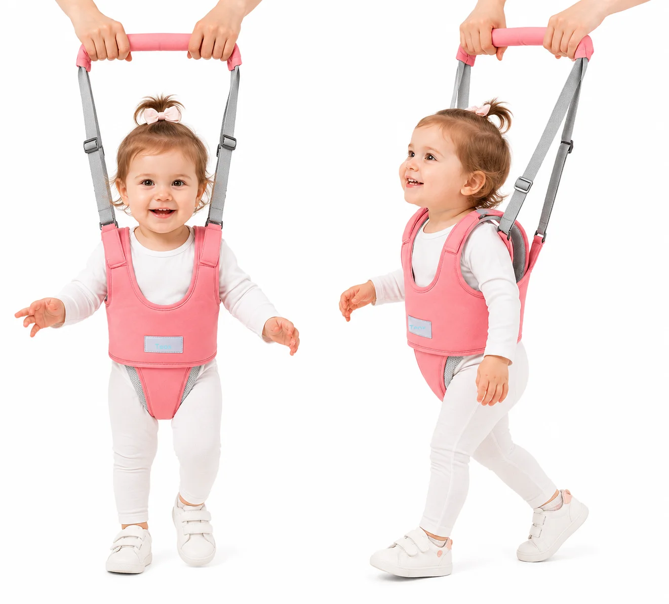 Ham Premergator Bebe Ajustabil Roz 3 in 1 din Bumbac Teox (3) Ham Premergator Bebe Ajustabil Roz