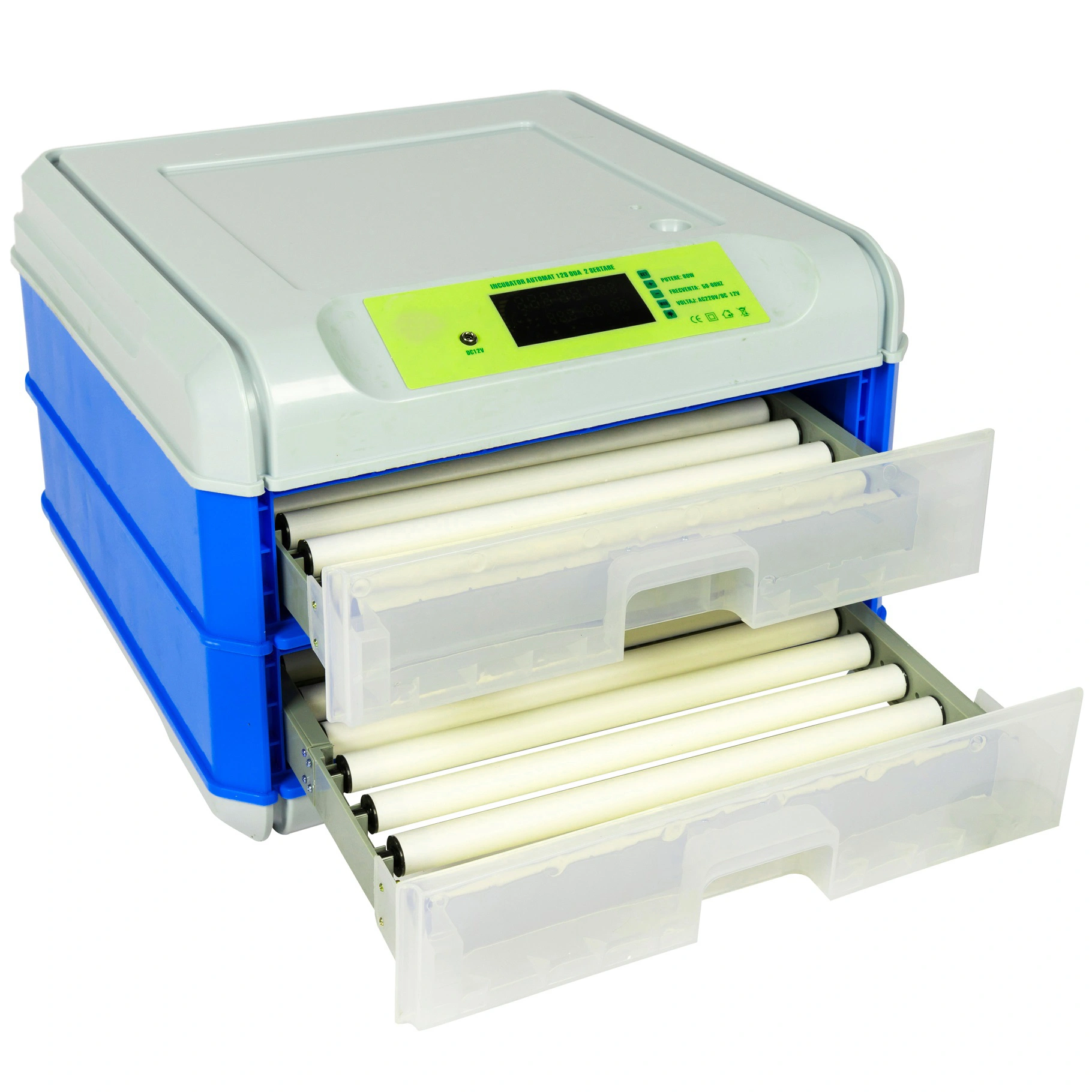 Incubator 128 Oua Automat 220V/12V
