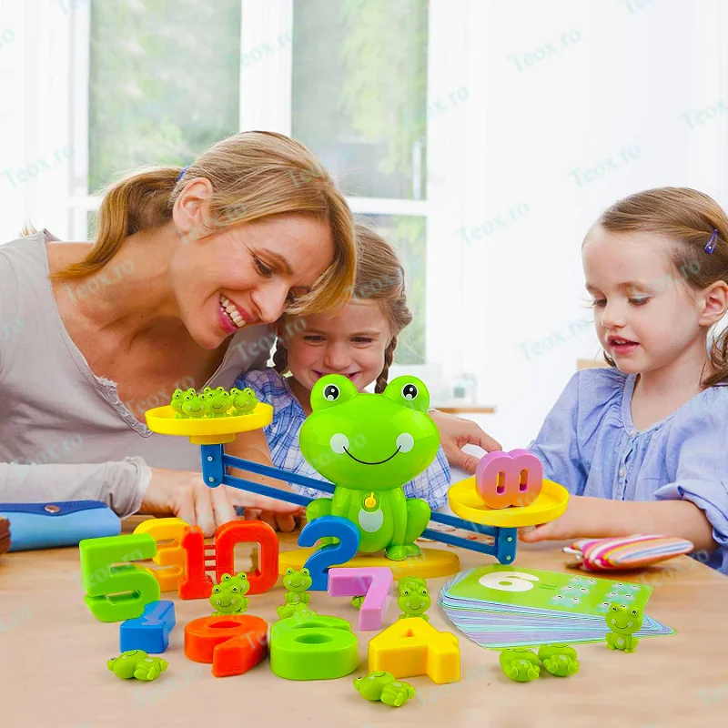 Jucarie-educativa-interactiva-adunare-numere-matematica-balanta-broscuta-Teox.webp
