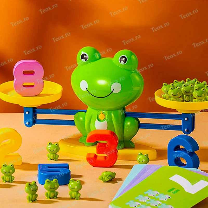 Jucarie-educativa-interactiva-adunare-numere-matematica-tip-balanta-broscuta-Teox-2.webp