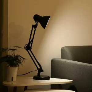 Lampa Birou Manichiura Neagra adjustabil totokita