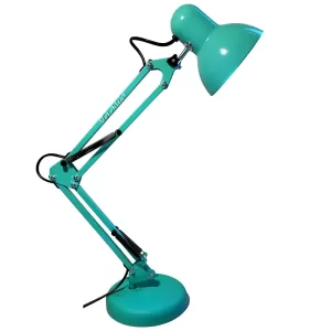 Lampa Birou Turcoaz Ajustabila cu Suport