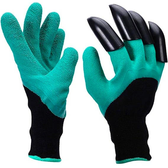 Manusi Gradinarit cu 4 Gheare din plastic pentru Sapat
