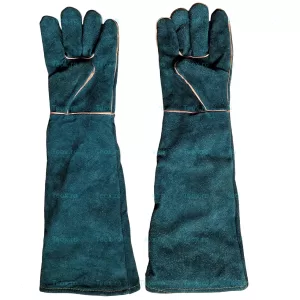 Manusi de sudura, protectie sudor, piele bovina, marime L, verde