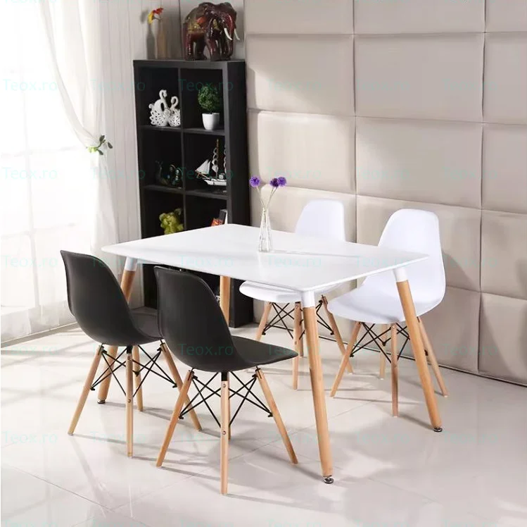 Masa-Bucatarie-Dining-dreptunghiulara120x80x75-cm-Picioare-Lemn-Alb-Teox-11.webp