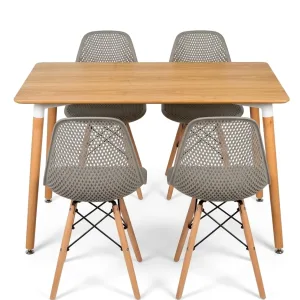 Masa Bucatarie cu 4 Scaune Set Dining