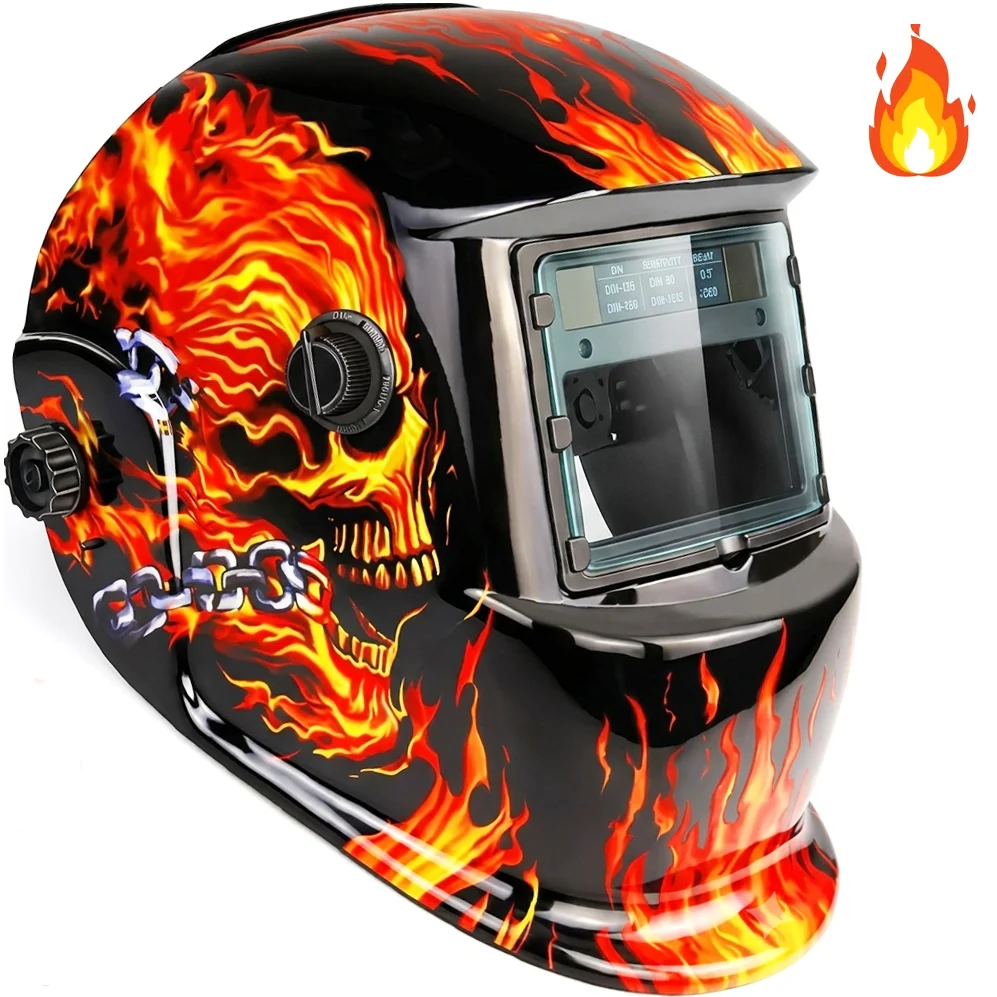 Masca Sudura Automată 3 Reglaje LCD Model Flame profesional Totokita
