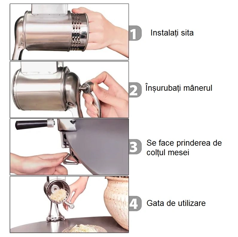 Masina-macinat-nuci-metal-alba-Teox-Totokita-3.webp Masina de macinat nuci manuala, metal, alba